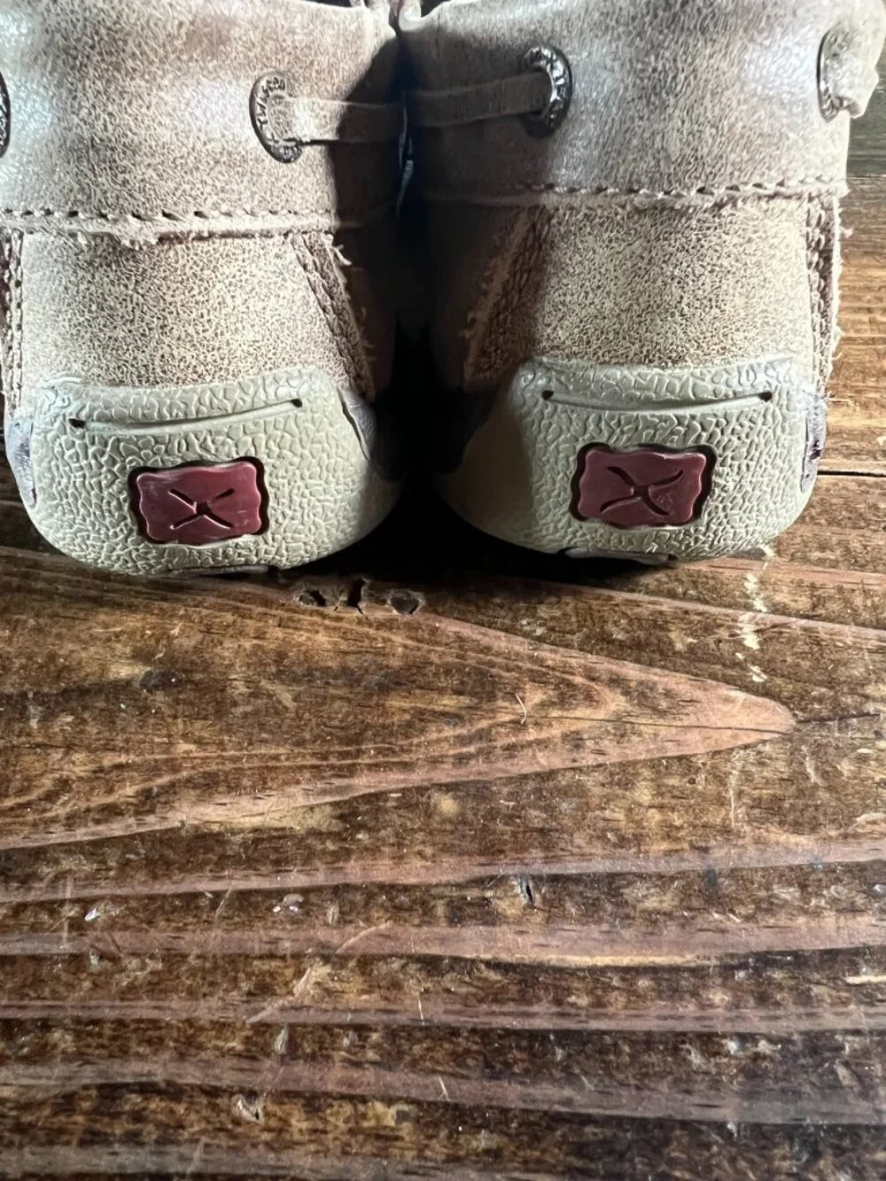 Twisted X Kids Snake Print Boat Shoe